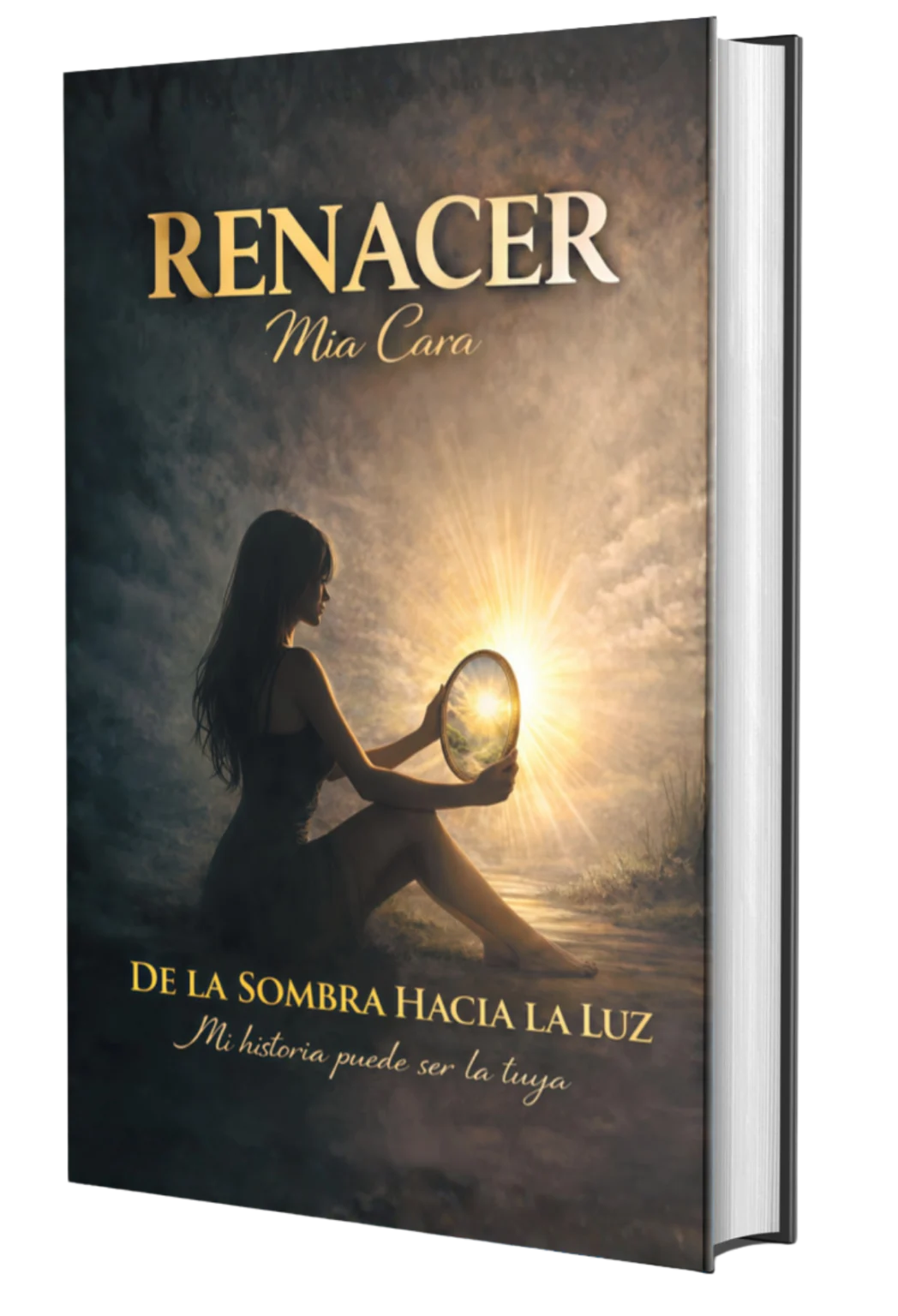 Portada del libro Renacer: De la Sombra Hacia la Luz de Mia Cara – próximo lanzamiento
